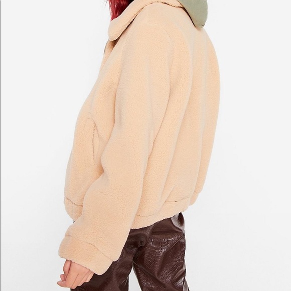 NWOT Teddy fur jacket - Picture 4 of 5